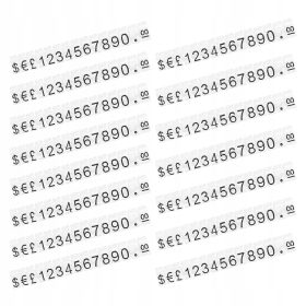    15 KONICA ZA IZLOŽBU CIJENA, STALAK ZA PULT U OBLIKU KOCKE, PLASTIČNA ETIKETA S CIJENOM D