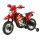 Crveni Električni Motocikl za Djecu 2 x 45 Svetlećih Kotača Kožni MOTO-M-9-RED