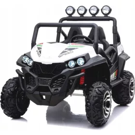 TERENSKI JEEP ZA DJECU S 2 SJEDALA - BIJELI