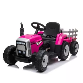  Baby Mix Erick električni traktor, roza
