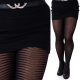 Elegantne crne PLUS SIZE hulahopke s uzorcima za toplinu i stil