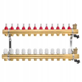 Razdjelnik za podno grijanje s 12 krugova