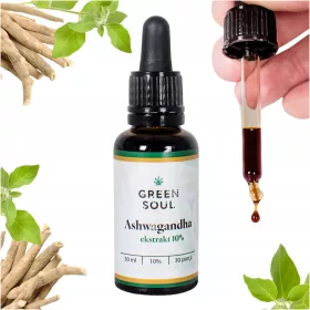   Ashwagandha Green Soul 10% Witanolidów - Adaptogen za Redukciju Stresa