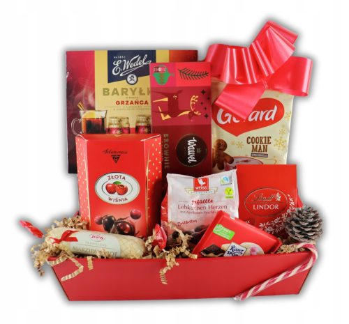  Christmas Basket Red Bow Baskets Božićni poklon paketi