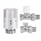 Set termostata Invena CD-71-P15-A s ravnim ventilima FI 1/2" i termostatskom glavom