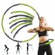 Hula Hoop s nitnama Tunturi, 100 cm, zelene nijanse