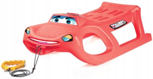 Sanjke ZIGI ZET CAR SMILE, 91,3x29,1x44,9, nosivost 50kg, crvene