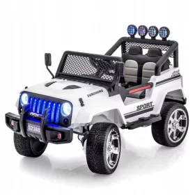    MEGA JEEP SUNSHINE, POGON 4X4, 2X12V, SPORI START/MEKI KOTAČI, BLUETOOTH,