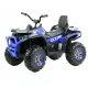  Četverocikl s baterijom 4x45 W EVA kožni daljinski upravljač QUAD-LX-1-BLUE