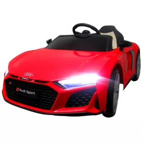AUDI R8 SPORT Crveni Električni Auto s Kožnim Upravljačem
