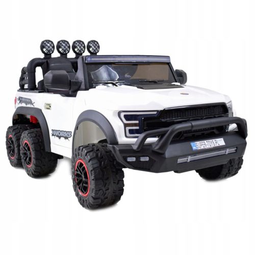  MEGA JEEP WORKS SIX 4X4, 2 X 12V MEKANI KOTAČI, MEKANO SJEDIŠTE/JC003