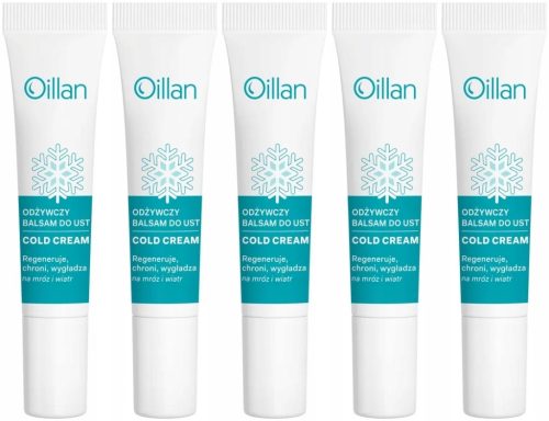 5x Oillan Cold Cream Hranjivi balzam za usne za hladnoću i vjetar 15ml