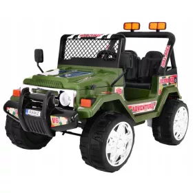    Off-road baterijski Raptor Drifter za djecu Green + Daljinski upravljač + Gratis St