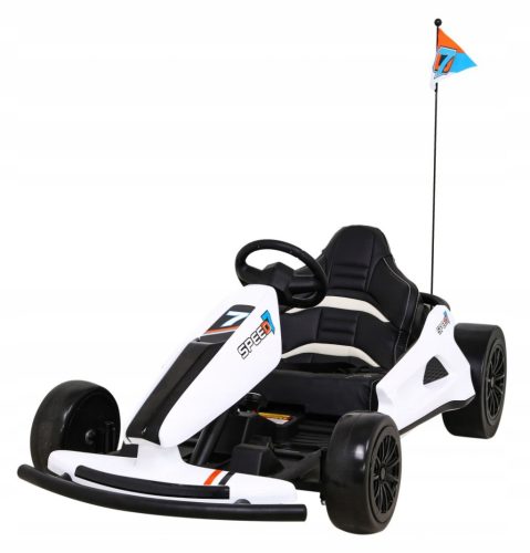  Speed 7 Drift King go-kart na baterije za djecu Bijela + Drift funkcija +