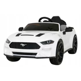    Auto na akumulator Ford Mustang GT za djecu, bijele boje + podešavanje sjedala