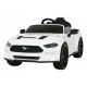  Auto na akumulator Ford Mustang GT za djecu, bijele boje + podešavanje sjedala