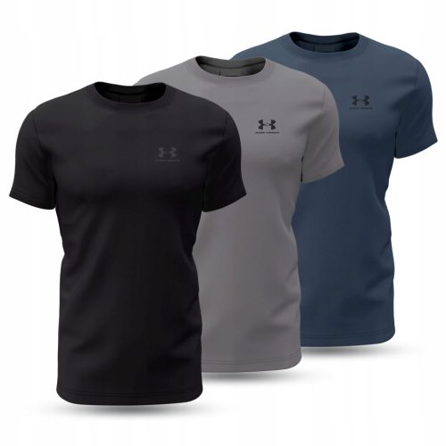  MUŠKA UNDER ARMOUR MAJICA BRZOSUŠEĆI PAMUČNI SPORT SET 3 PAKETA