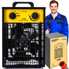   Električna Nagrzewnica Lehmann Madera 5kW s Termostatom i Regulacijom