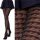 Hulahopke s elegantnim uzorkom Fenome LULU107 40den crne Nero vel.3/4