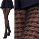 Hulahopke s elegantnim uzorkom Fenome LULU107 40den crne Nero vel.3/4