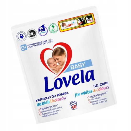  Lovela Baby univerzalne kapsule za pranje rublja 60 kom