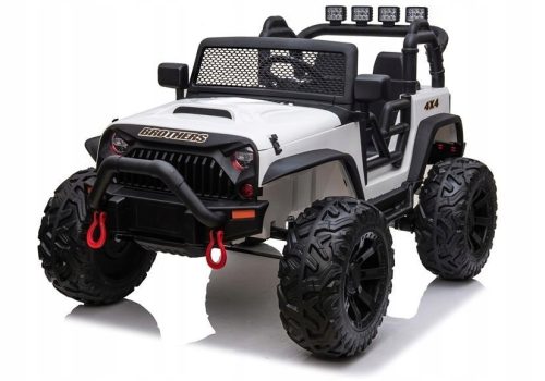  AUTO NA AKUMULATOR JEEP JEEP ZA DJECU JC666 2X200W LED DALJINSKI UPRAVLJAČ EVA KOŽA