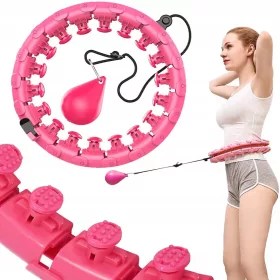 HULAHOOP Z OTEŽENIM PUBSIMA ZA MRŠAVLJENJE
