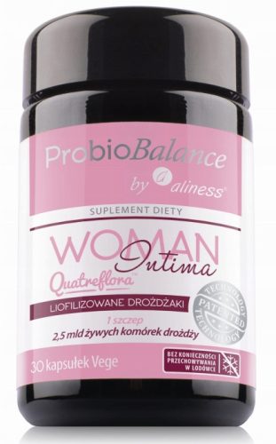 Aliness ProbioBalance Woman Intima Quatreflora - Suplement za žensko intimno zdravlje, 30 kapsula