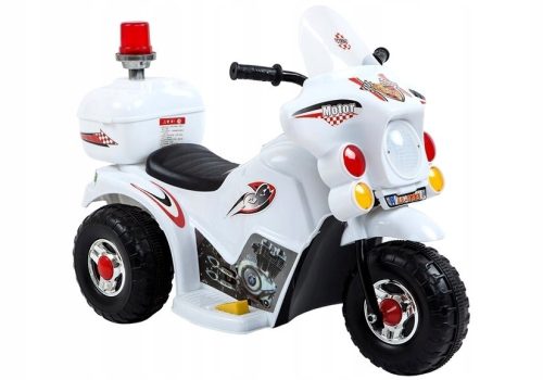 Motocikl s baterijom LL999, bijeli