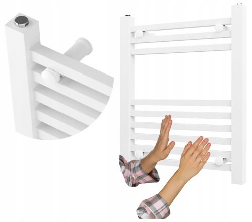 BIJELI KUPKASTI RADIJATOR 60x50 cm MODERAN RADIJATOR ZA KUPATILO