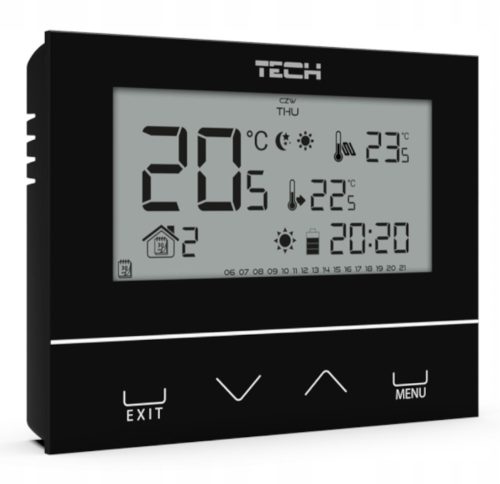 TEHNIČKI REGULATOR TEMPERATURE ST-292 v3 crni