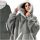  TOPLA TRENIRKA OVERSIZE DEKA TRENIRKA 2U1 DEBLJA XXL SIVA TRENIRKA DEKA S KRZNOM