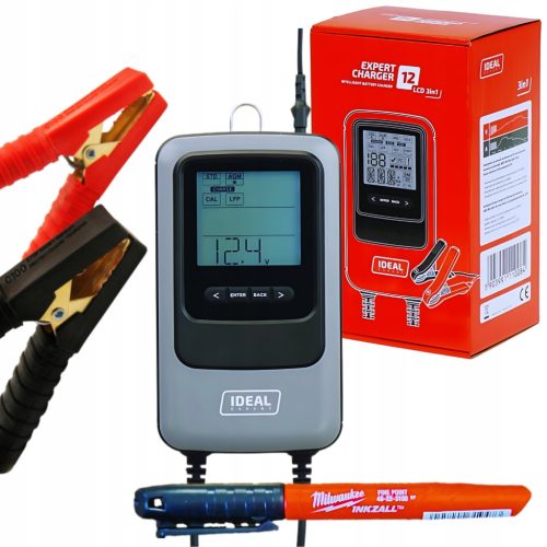  Ideal EXPERT CHARGER 12 LCD 3u1 ispravljač, MARKER dijagnostički tester