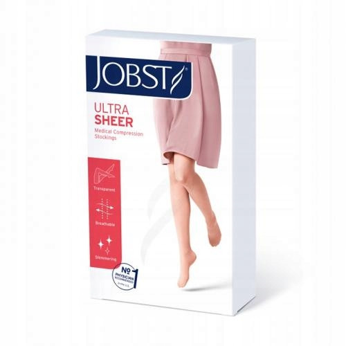 JOBST ULTRASHEER Kompresijske čarape CCL2 kratke crne, veličina 1 ZP