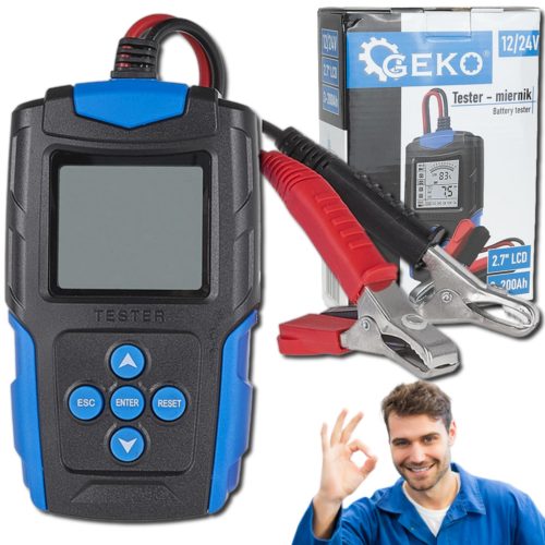 Tester akumulatora 12-24V 3-200Ah Digitalni mjerač 2,7" LCD zaslon