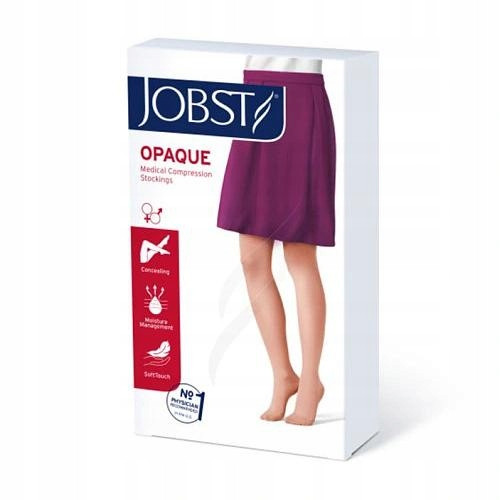 JOBST OPAQUE kompresijske čarape za proširene vene, CCL1, prirodne, veličina 2