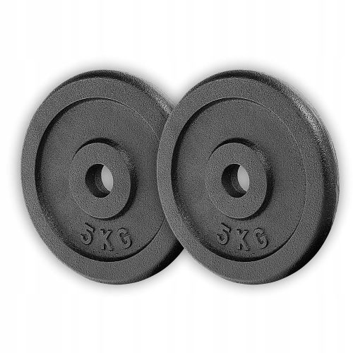 PAK UTEGA LIJEVANOG ŽELJEZA 2x5KG 26mm SET PLOČA UTEGA 10KG