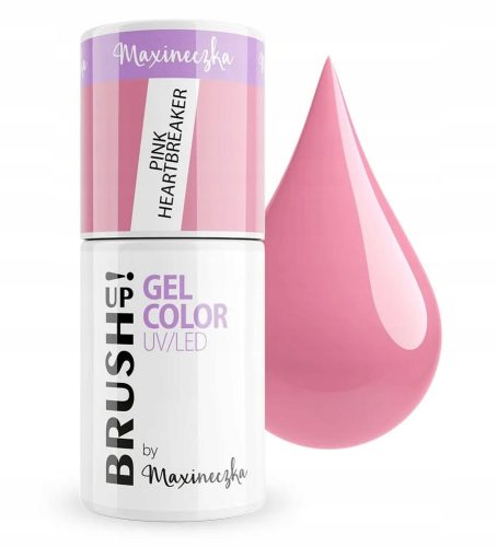 Brush Up! Color Gel Hybrid Lak za nokte - Ružičasti Pink Heartbreaker