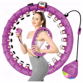 Hula Hoop s protuutegom i umetcima sklopivi SMART Slimming