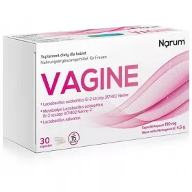 Narum Vagine 150 mg Probiotik za Žene, 30 kapsula