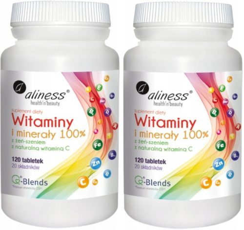 Vitamini i minerali: kompleksan dodatak prehrani - 120 tableta, 100% RDA