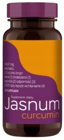 Jasnum Curcumin60 - Kapsule s ekstraktom kurkume za odrasle