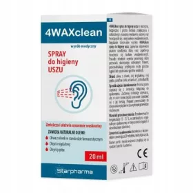  4WAXclean Sprej za higijenu uha, 20 ml
