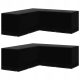 Zaštitne Navlake za Rattan Vrtne Garniture 250x250x90 cm, Crne