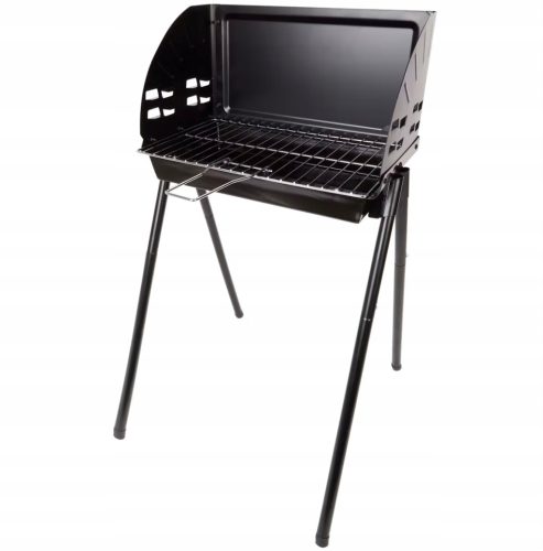  SKLOPIVI METALNI Roštilj za roštilj na drveni ugljen 39cm x 23cm visina 73cm