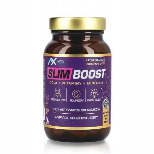AX MED Slim Boost Bilje + Vitamini + Minerali, 60 kapsula