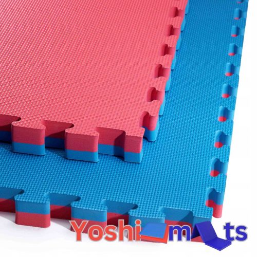  YOSHIMAT SPARK puzzle podloga 1m2 x 1m2 x 2,5 cm plava i crvena