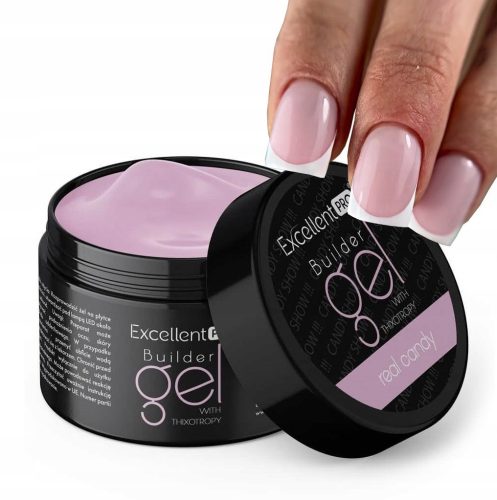 EXCELLENT PRO BUILDER GEL ZA IZRADNJU S TIKSOTROPIJOM REAL CANDY BLUSH 50g