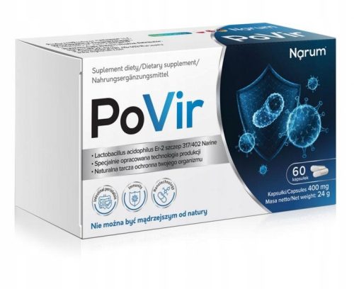 PoVir 400 mg - Ojačajte Vaš imunitet s 60 kapsulama
