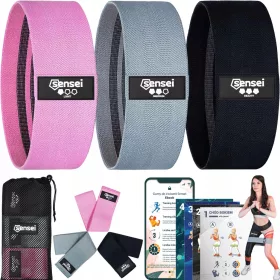   SET OD 3 GUM HIP BAND za vježbu istezanja, otporne trake 36 cm